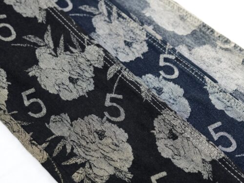 125-41264 stretch jacquard denim